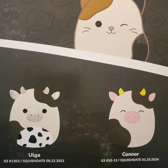 5 Cow Squishmallows clips - Picture 4 of 5
